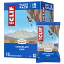 CLIF BAR - Ενεργειακές μπάρες πρωτεΐνης - Chocolate Chip - Κατασκευασμένο με οργανική βρώμη - Ενεργειακές μπάρες - Μη ΓΤΟ - (15 Pack)