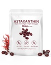 Astaxanthin 12mg 120 Softgels, Natural Astaxanthin Antioxidant Supplements, Supports Eye, Skin, Joint, Brain, Heart & Immune System Health, Fresh Microalgae Source, 4 Month Supply, Non-GMO & No Gluten