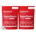 HumanN SuperBeets Heart Chews Zero Sugar, Beet Root Supplement, Energy, Nitric Oxide and Blood Pressure Support, Grape Seed Extract & Non-GMO, Heart Health, Pomegranate Berry Flavor, 120 Count