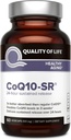 Quality of Life Powerful CoQ10 Sustained Released MicroActive Supplement for Enhanced Absorption, 100 mg of Per Capsule Supports Immune, Energy - 60 Vegetable Capsules