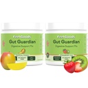 Feel Goods Gut Guardian Prebiotic Powder Bundle, Sugar-Free, Organic Fiber & Herbs for Bloat, Gut & Digestive Health Support for Men & Women, Non-GMO – Strawberry Kiwi & Tropical Mango, 60 Servings