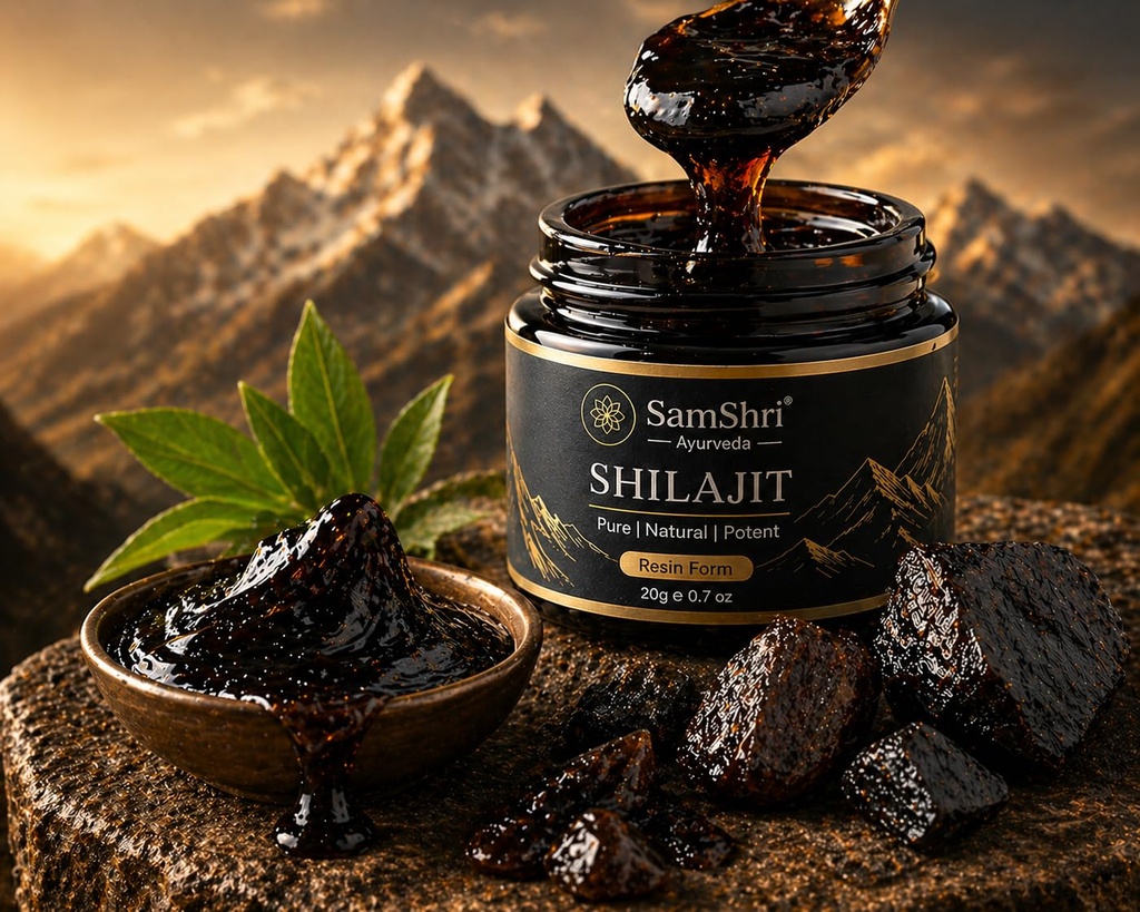 Shilajit Resin Pure Himalayan - Natural Fulvic Acid Supplement, Energy Booster, Stamina & Immunity Support - Shilajit Paste, Mineral Rich Detox Resin for Men & Women (20g)