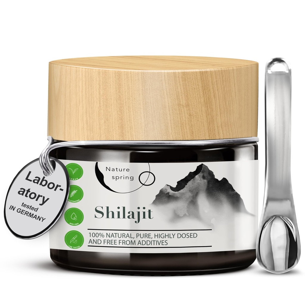 Mumijo Shilajit Resin in Glass | Premium +2 Months | Humic Acid and Trace Elements | Supports Immune System and Energy