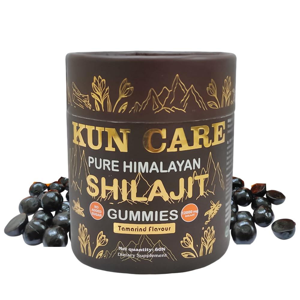 Shilajit Gummies – (60 Gummies) – 75%+ Fulvic Acid – Himalayan Sourced Shilajit – Energy, Wellness & Immune Support-for Men & Women – Tamarind Flavor – 3rd Party Tested