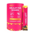 Strawberry Shilajit Honey Sticks for Women,Shilajit for Women with Shatavari & Saffron,for Hormonal Balance & Energy Boost PH Balance,Digestive,Immune Health with Pure Himalayan Shilajit,30 Sticks