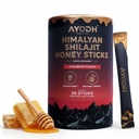 Pure Himalayan Shilajit Honey Sticks with Honey & Strawberry 30 Sticks | 75%+ Fulvic Acid, 85+ Trace Minerals | Support Energy & Immunity | Easy Single-Use Packets for Men & Women