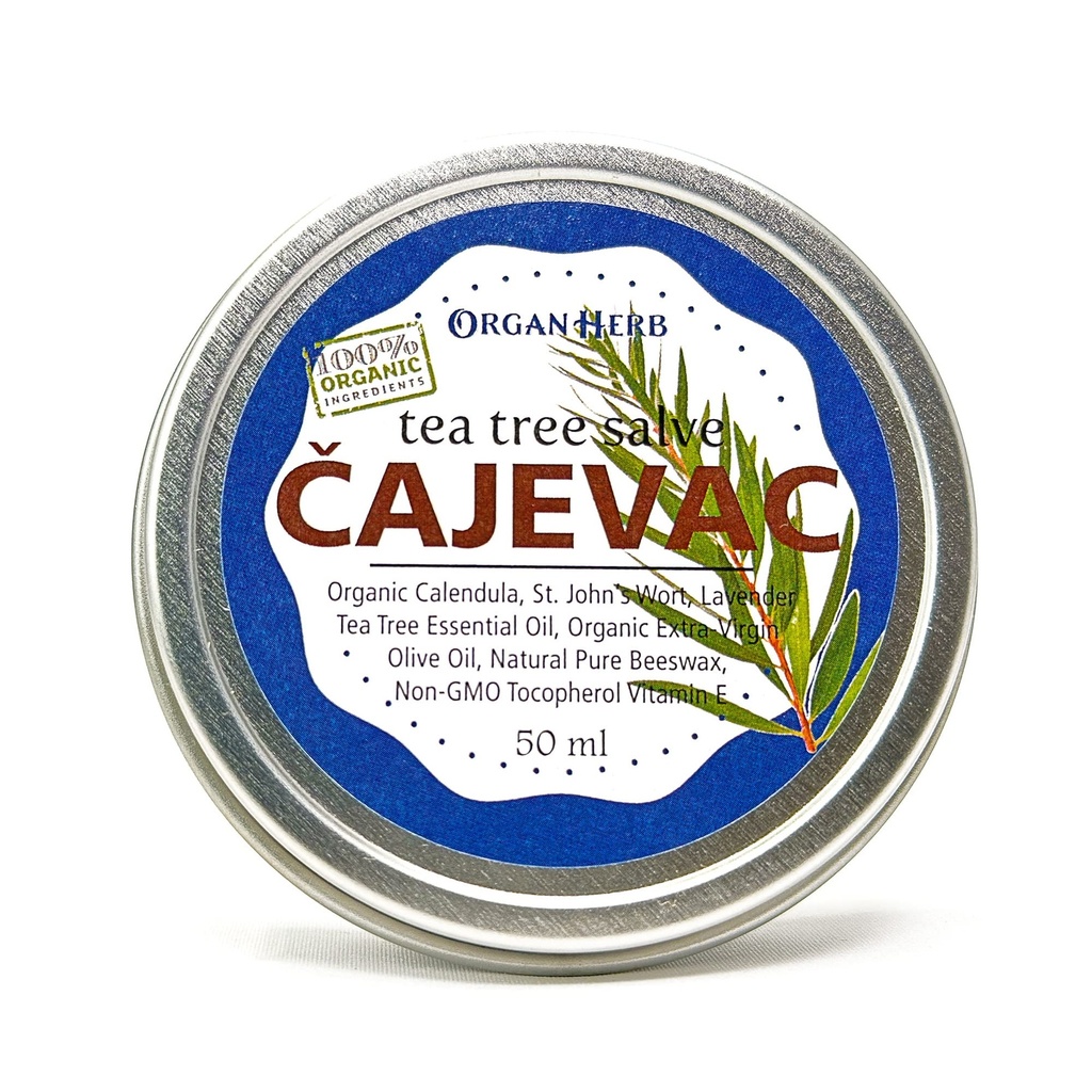 Organic Tea Tree Salve (?ajevac) 2 oz