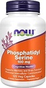 Τώρα Συμπληρώματα, Phosphatidyl Serine 100 mg, 120 Veg Κάψουλες