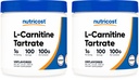 Nutricost L-Carnitine Tartrate Powder [100 Grams] 2 Pack - 1 Gram Per Serving (100 Servings)