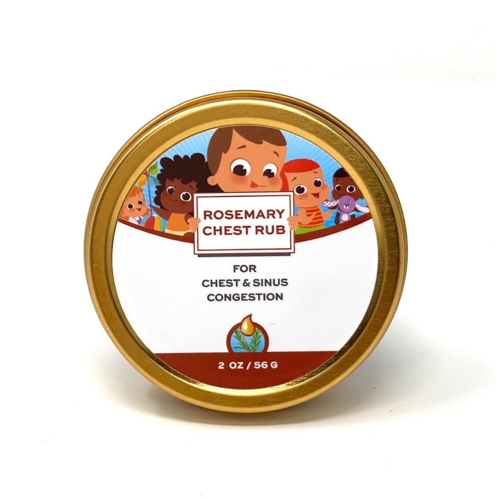 Punkin Butt Baby Chest Rub with Rosemary | All Natural with Organic Chamomile and Mullein Safe for Infants | 2 oz
