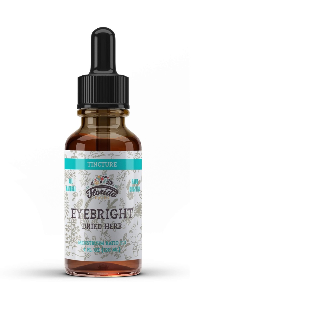 Eyebright Tincture, Organic Eyebright Extract Drops (Euphrasia officinalis) Herb (2 pcs x 2 Fl Oz)
