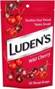 Luden's Wild Cherry Throat Drops | Deliciously Soothing | 30 Count (Pack of 1)