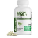 Bronson Bacopa Monnieri Extract 500 mg - Προάγει τη διανοητική σαφήνεια και λειτουργία του εγκεφάλου - Μη ΓΤΟ, 90 κάψουλες χορτοφάγων