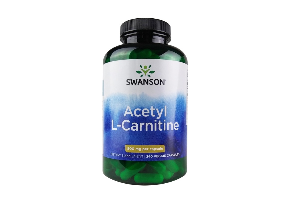 Swanson Acetyl L-CARNITINE 500MG 240 Veg Cap