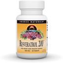 Source Naturals Resveratrol, για την καρδιά και υγιή γήρανση * 200 mg - 30 δισκία
