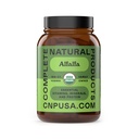 Ολοκληρωμένα φυσικά προϊόντα Pure Alfalfa Leaf - 100 κάψουλες - 450mg καθαρής αποξηραμένης οργανικής σκόνης φύλλων Alfalfa σε κάψουλες λαχανικών