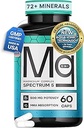 Spectrum 5 Magnesium | 5-in-1 Complex + 72 Trace Minerals for Enhanced Absorption | Irish Sea Sourced | 500mg per Serving | Made in USA, Third Party Tested, GMP Certified