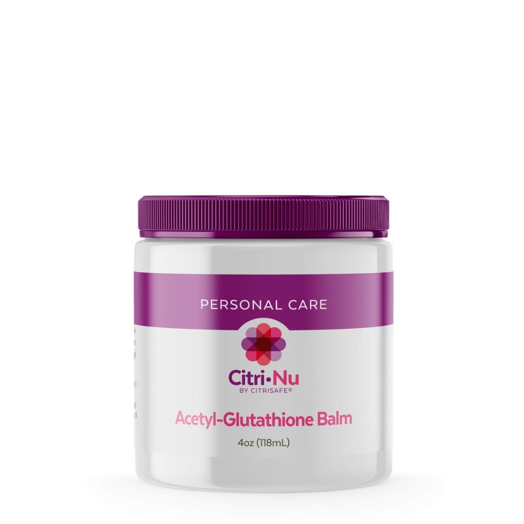 CitriNu Acetyl Glutathione Balm - General Aches and Pains - Coconut Cream Skin Care Products - 4 oz