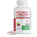 Bronson Beet Root + L-αργινίνη Παραγωγή οξειδίου του αζώτου - Μη ΓΤΟ, 360 κάψουλες χορτοφάγων