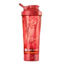 VOLTRX VortexBoost Electric Shaker Bottle, USB C Rechargeable Protein Shake Mixer, Shaker Cups for Protein Shakes and Meal Replacement Shakes, BPA-Free, Made with Tritan,Red