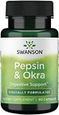 Swanson Okra Pepsin 90 Κάψουλες