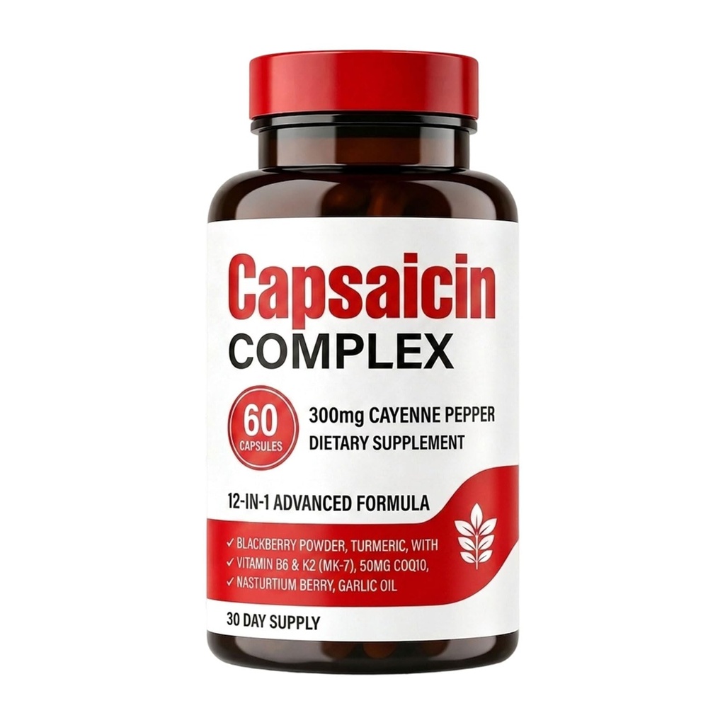 Bare Willow Capsaicin Complex, Pepper Softgels (1Pcs)