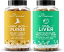 Εκκαθάριση! Uric Acid Flush και Vital Liver Bundle - Detox, Cleanse, και επισκευή για την κοινή υποστήριξη & ενεργό κινητικότητα Plus Βέλτιστη λειτουργία του ήπατος & Digestive υγεία