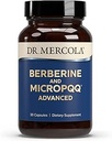 Dr. Mercola Berberine and MircoPQQ Advanced - Offers Metabolic, Mitochondrial, Brain & Immune Support - GMO-Free, Gluten-Free & Soy-Free - 30 Capsules (30 Servings)