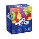 GoHydrate Low Sodium Electrolytes Powder Packets Sugar Free - Instant Hydration Daily Drink Mix - Zero Sugar Water Flavor Packet Singles with Vitamin D - (Variety Pack, 30 Packs)