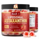 Liposomal Astaxanthin Gummies, Organic Astaxanthin 12mg Supplements with Lycopene, Glutathione for Powerful Antioxidant, Plus Vitamins & CoQ10 for Eye, Skin & Immune Health, Sugar Free, Vegan, 120