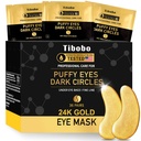 Στο πλαίσιο Eye Patches (36 Pairs) - 24K Gold Eye Masks Εμπλουτισμένο με αφθονικό κολλαγόνο για Σκοτεινούς Κύκλους, Puffy Eyes, Wrincks - Δώρα για Γυναίκες Φροντίδα του δέρματος - Vegan & USA Tested