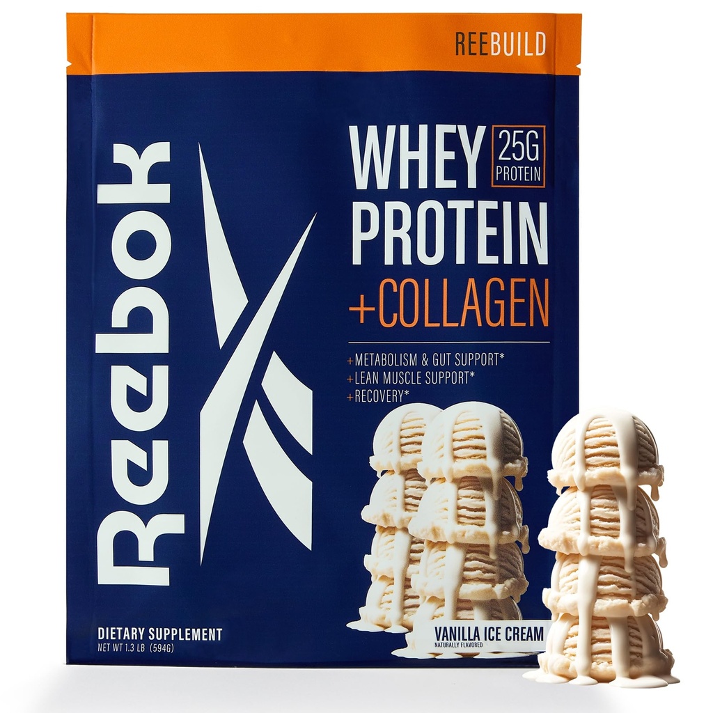 Reebok Whey Protein Powder + Collagen Peptides 