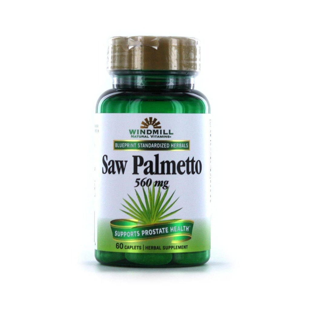 Windmill herbals saw palmetto 320 mg dietary supplement caplets - 60 ea