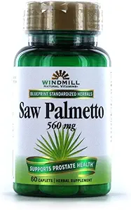 Windmill herbals saw palmetto 320 mg dietary supplement caplets - 60 ea