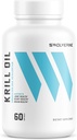 Swolverine Krill Oil 500mg Krill Oil & Ασταξανθίνη, Omega-3s, EPA & DHA, γρήγορη απορρόφηση, κοινή ανακούφιση, καρδιακή υγεία (60 εξυπηρετεί)