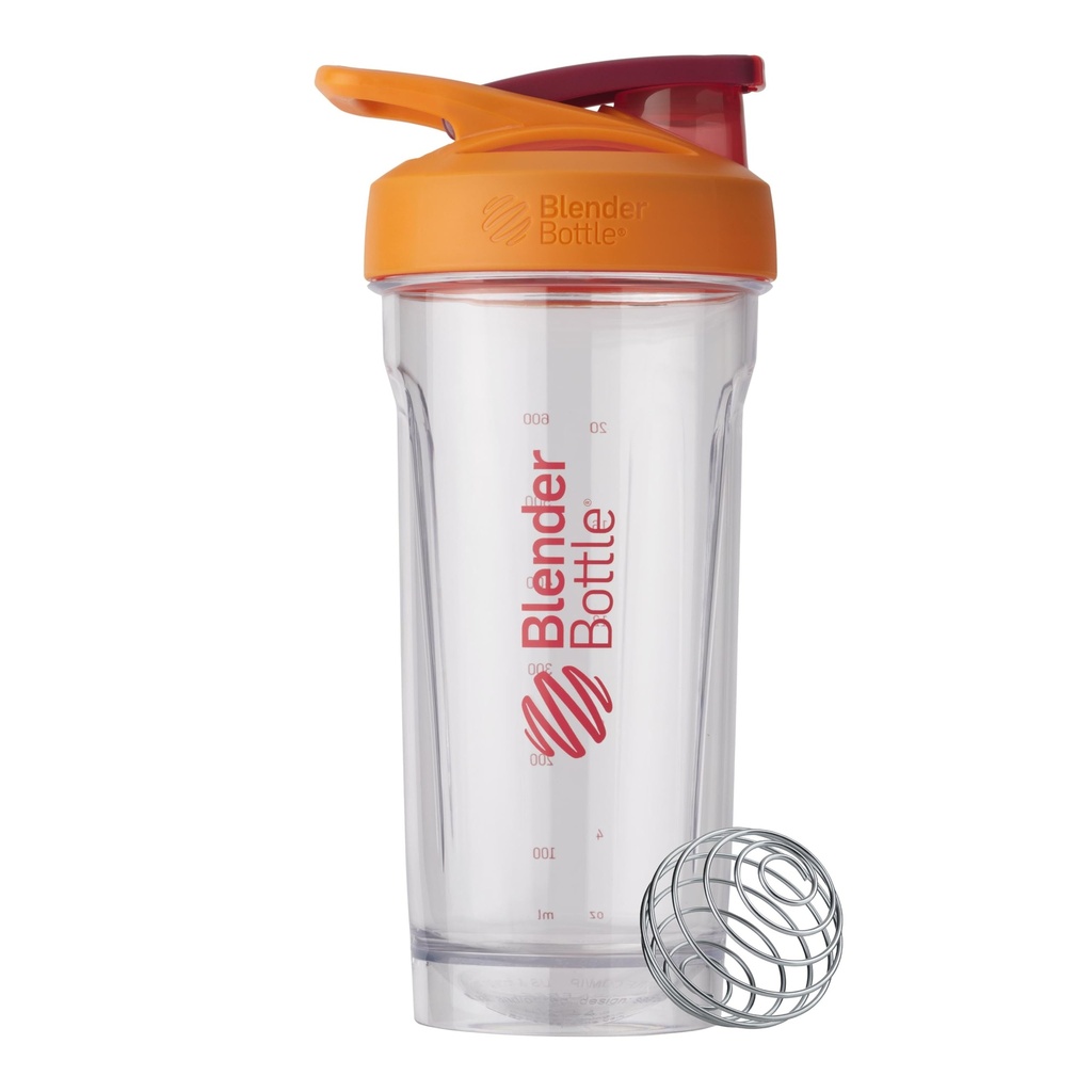 BlenderBottle Sport Tritan Shaker Bottle with Locking Lid, 28-Ounce, Passion Fruit