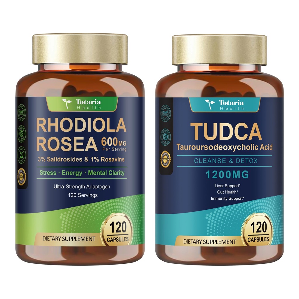 Totaria Tudca & Rhodiola Rosea Bundle
