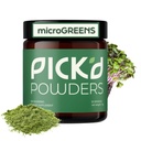 PICK'D POWDERS Microgreens Powder – Daily Greens Powder Support for Energy, Digestion, and Immune Wellness | Organic Microgreens Blend (30 Servings)