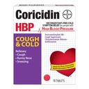 Coricidin HBP Cough & Cold Tablets - 16 Tablets, Pack of 6