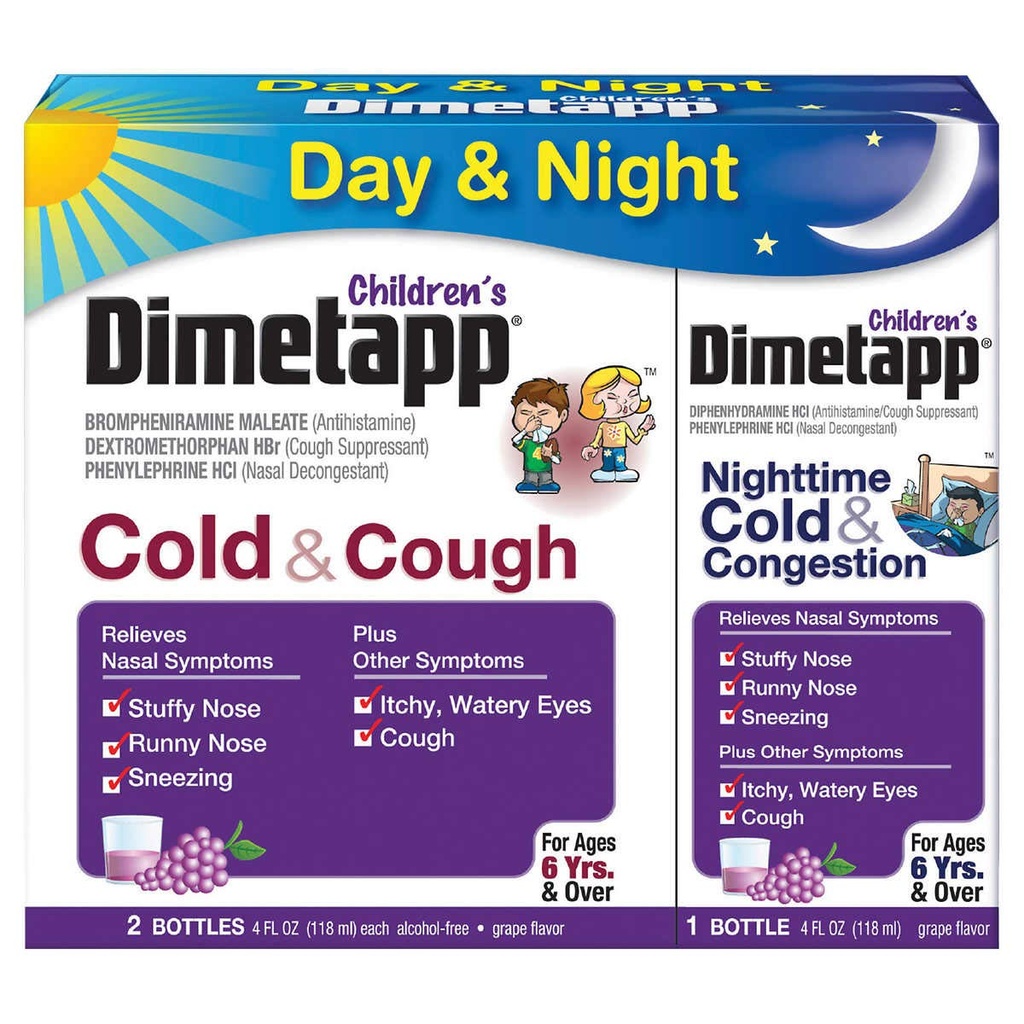 Dimetapp Children's Cold & Cough + Day/Night Value