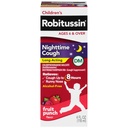Children's Robitussin Nighttime Cough Long-Acting DM, Cough Medicine for Kids, Fruit Punch Flavor - 4 Fl Oz Bottle