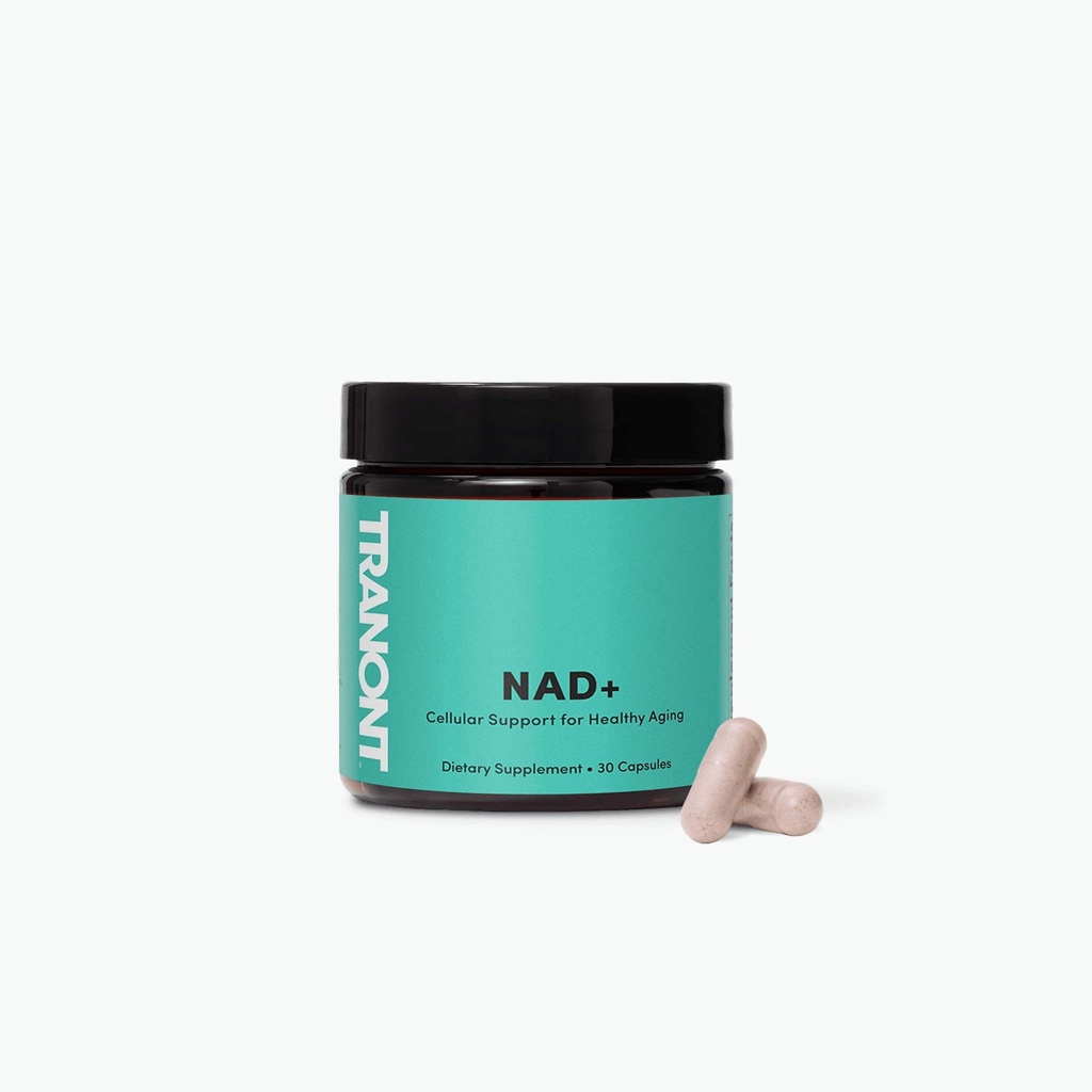 Tranont NAD+ Oral Capsules | Cellular Energy & Metabolism Support | NAD Plus Supplement with Nicotinamide | Daily Wellness Formula for Men & Women | Ultimate Vitality Complex | 30 Capsules