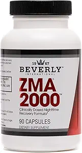 Beverly International ZMA 2000, 90 Capsules. BI’s Formulation is Designed to Improve Muscle Strength, Endurance, Immune System Support and Recovery Post Training. Zinc Magnesium Aspartate + Vitamin B6