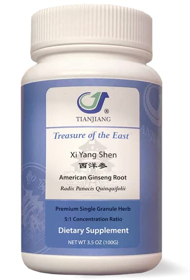 Treasure of the East, American Ginseng Root - Xi Yang Shen (5:1 Herbal Extract Granules, 100g)