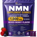 NMN Supplement Gummies 1000mg 11-in-1 High Purity Nicotinamide Mononucleotide - Ideal for Anti-Aging, Cellular Energy & Longevity NAD+Supplement Precusor I Lab Tested I 90 Count