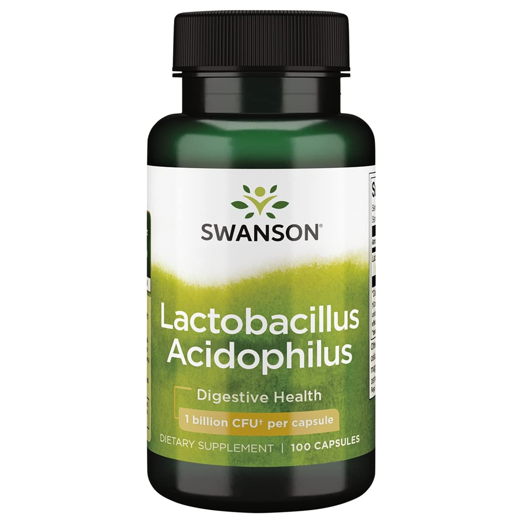 Swanson Lactobacillus Acidophilus 2 Δισεκατομμύρια Cfu 100 Καψάκια