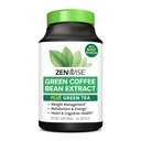 Zenwise Health EGCG Κάψουλες εκχύλισμα πράσινου τσαγιού με εκχύλισμα Coffee Bean - 50% EGCG + 98% συμπλήρωμα πολυφαινόλες - Πράσινα χάπια τσαγιού για το δέρμα και την καρδιά Υποστήριξη + Εγκεφαλική υγεία και ενίσχυση μνήμης - 60 κόμης