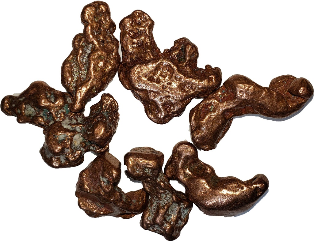 Premium Pure Natural Solid Copper Nuggets - 2 Ounces - Healing Energy, Mineral, Mental Agility, Grounding, Eurythymy, Metaphysics