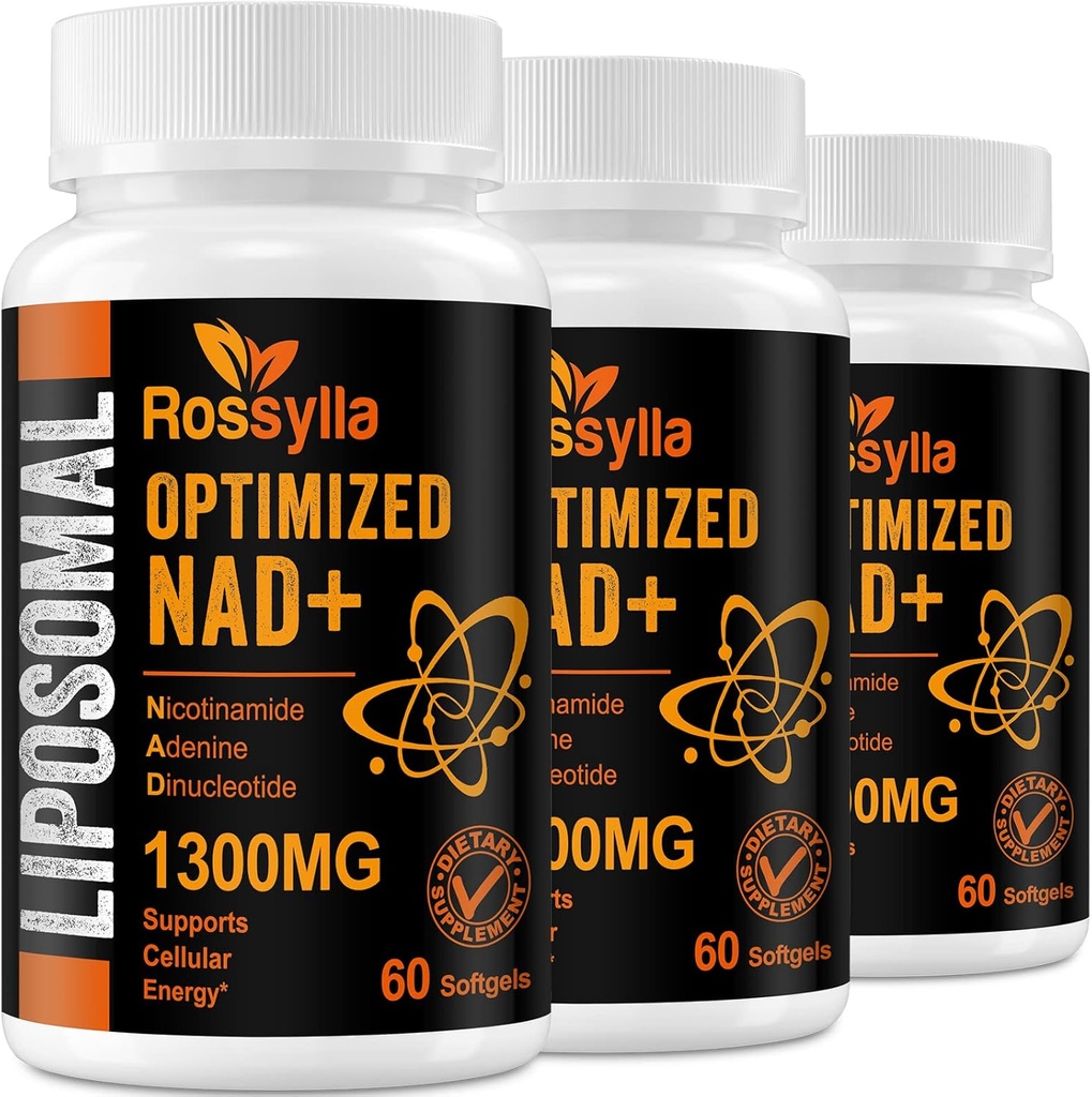 1300 MG Liposomal NAD+ συμπλήρωμα  Ευπροσάρμοστη ώθηση NAD+ Συμπλήρωμα για γήρανση Defese, Cellular Energy, Longevity 