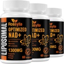 1300 MG Liposomal NAD+ συμπλήρωμα  Ευπροσάρμοστη ώθηση NAD+ Συμπλήρωμα για γήρανση Defese, Cellular Energy, Longevity 